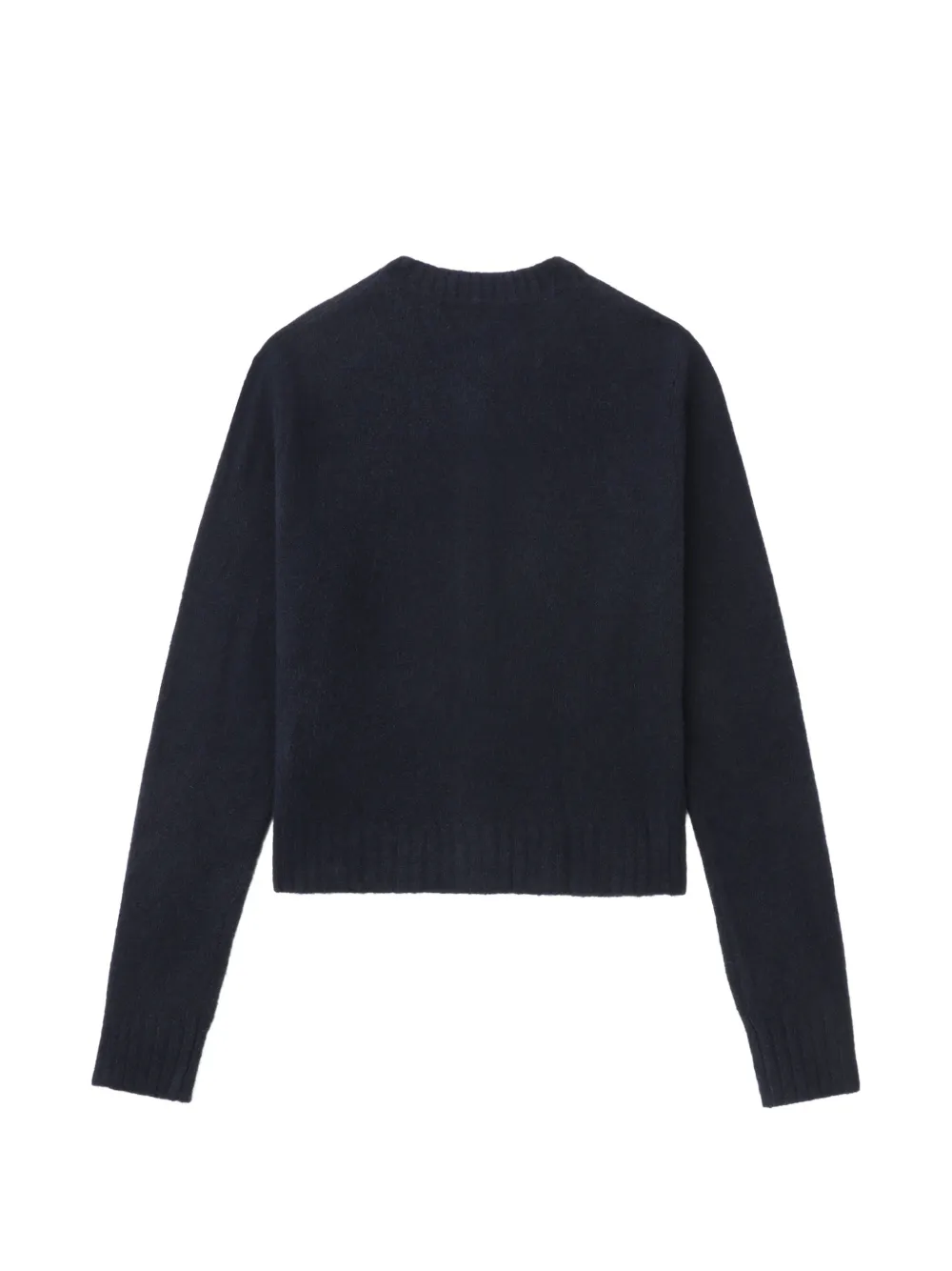 heart-badge buttoned cardigan