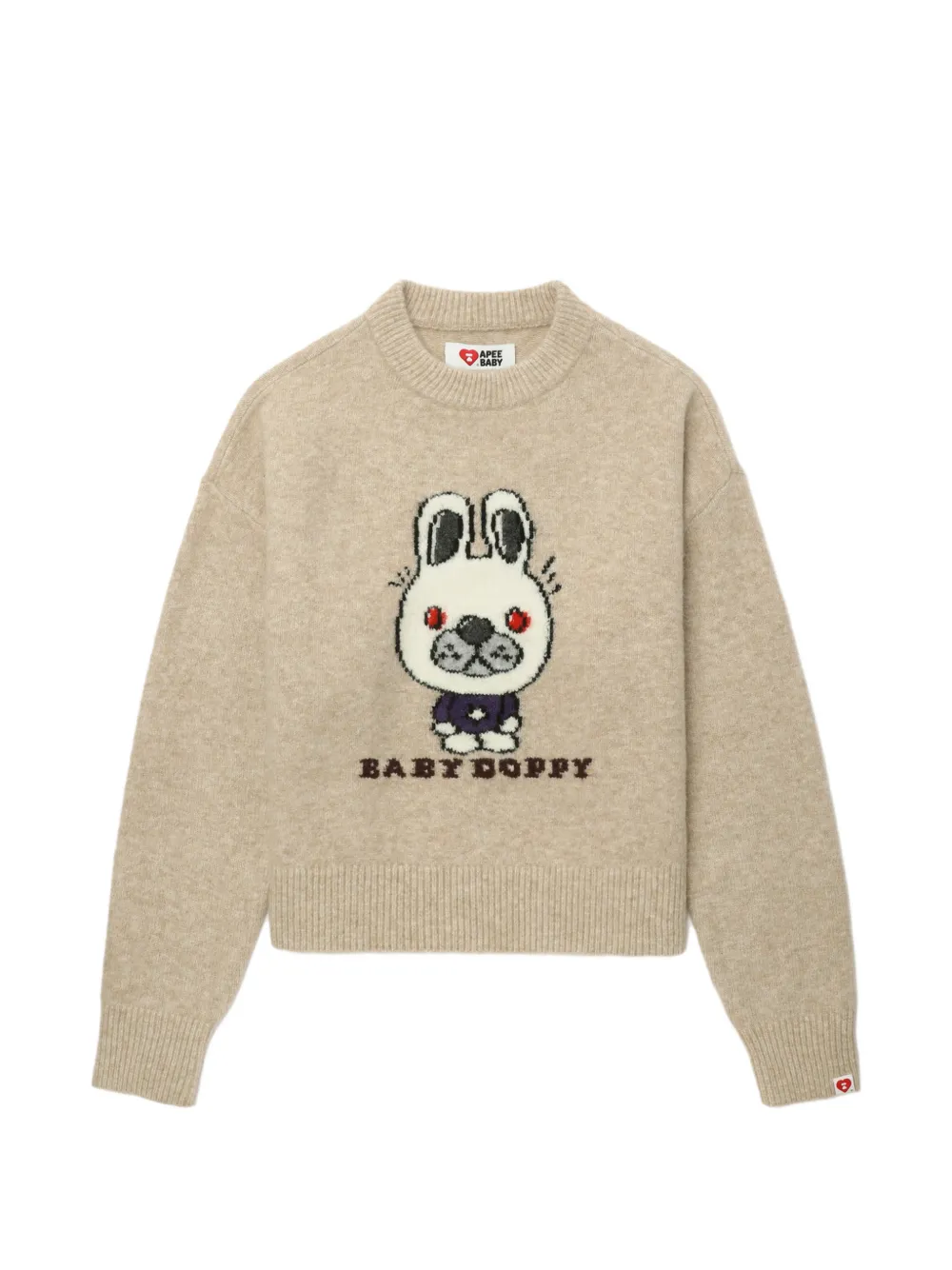 APEE™ by *A BATHING APE® cartoon graphic knitwear - Toni neutri