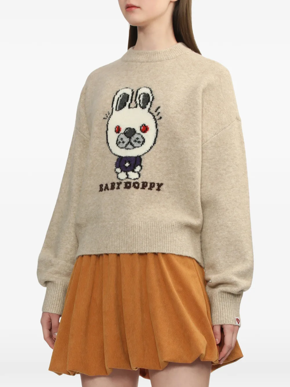 A Bathing Ape® Cartoon Graphic Knitwear - Neutrals 
