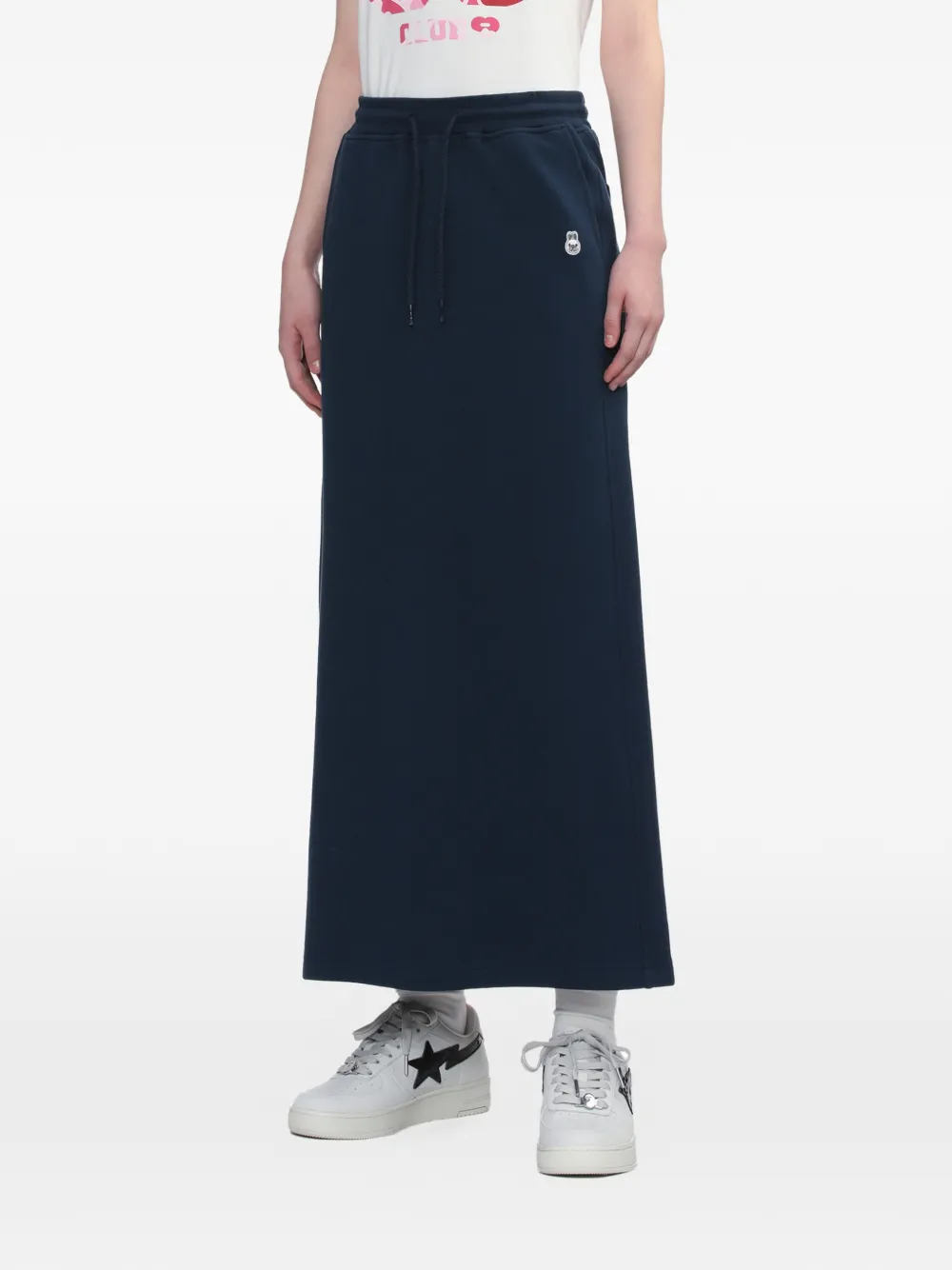  A Bathing Ape® Drawstring Patch Skirt - Blue 