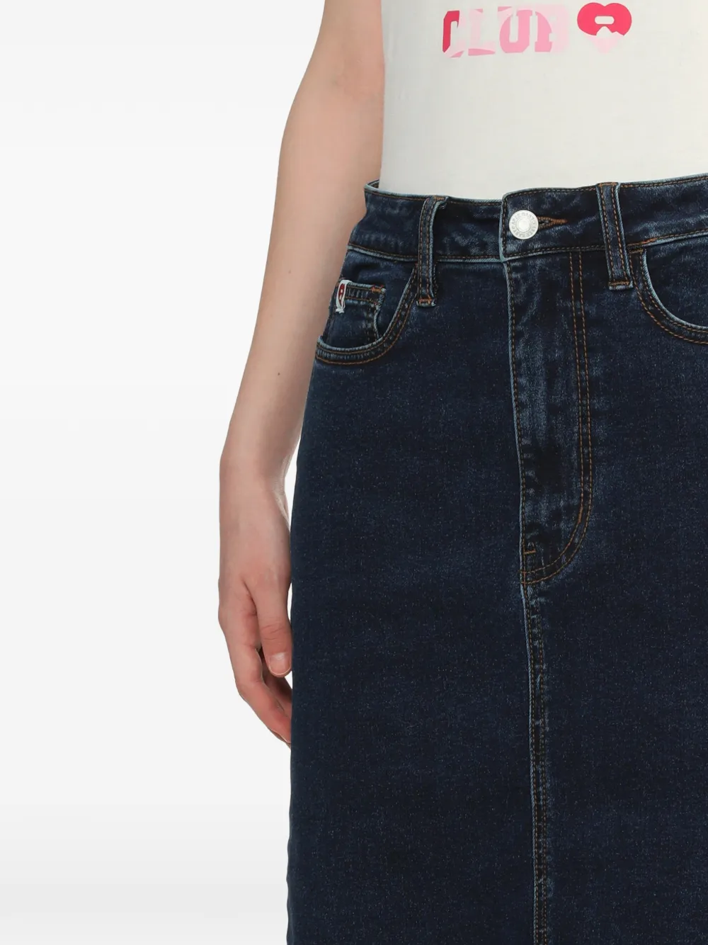 A BATHING APE Rok met zak aan de voorkant Blauw