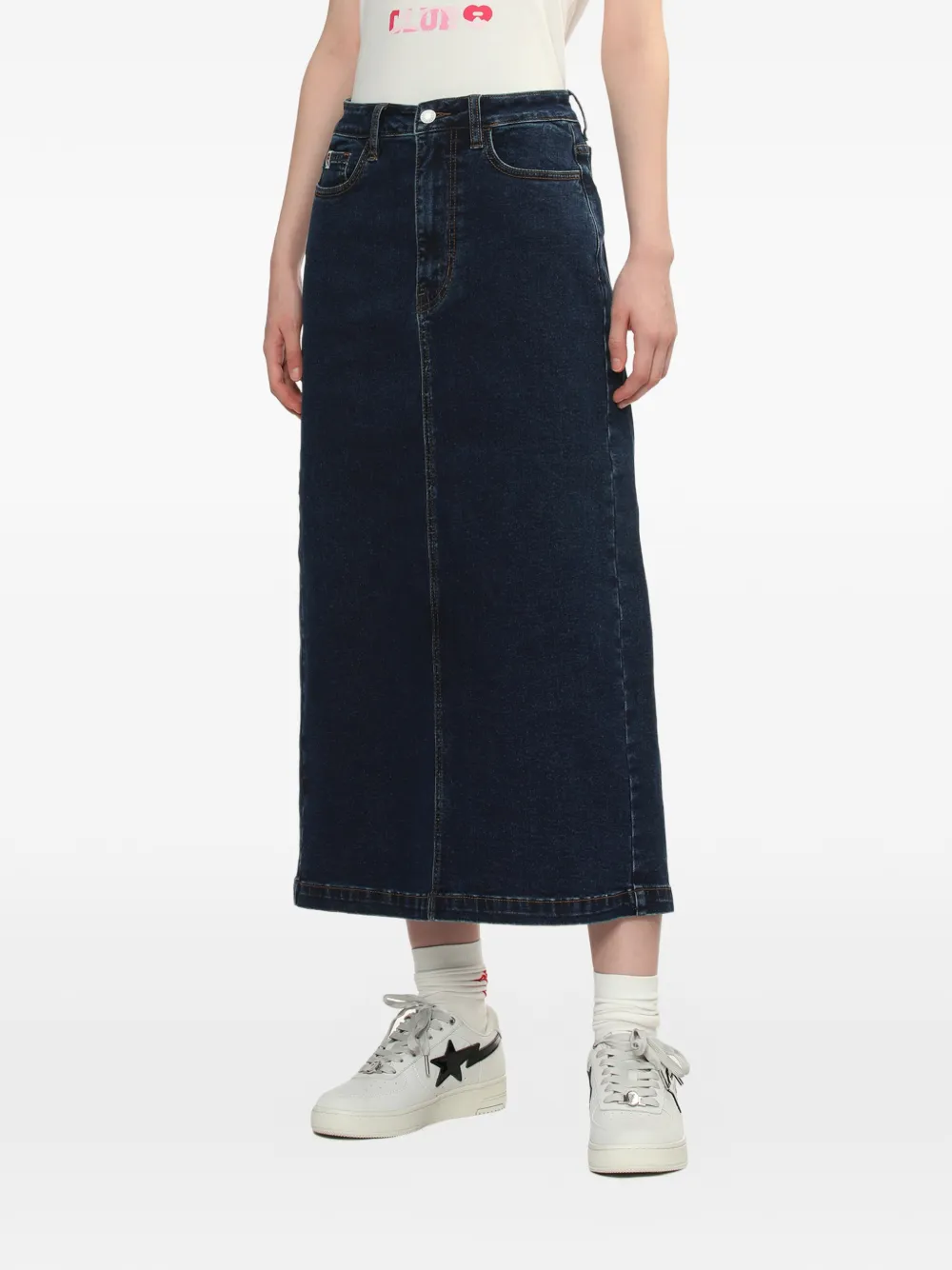  A Bathing Ape® Front Slit Pocket Skirt - Blue 