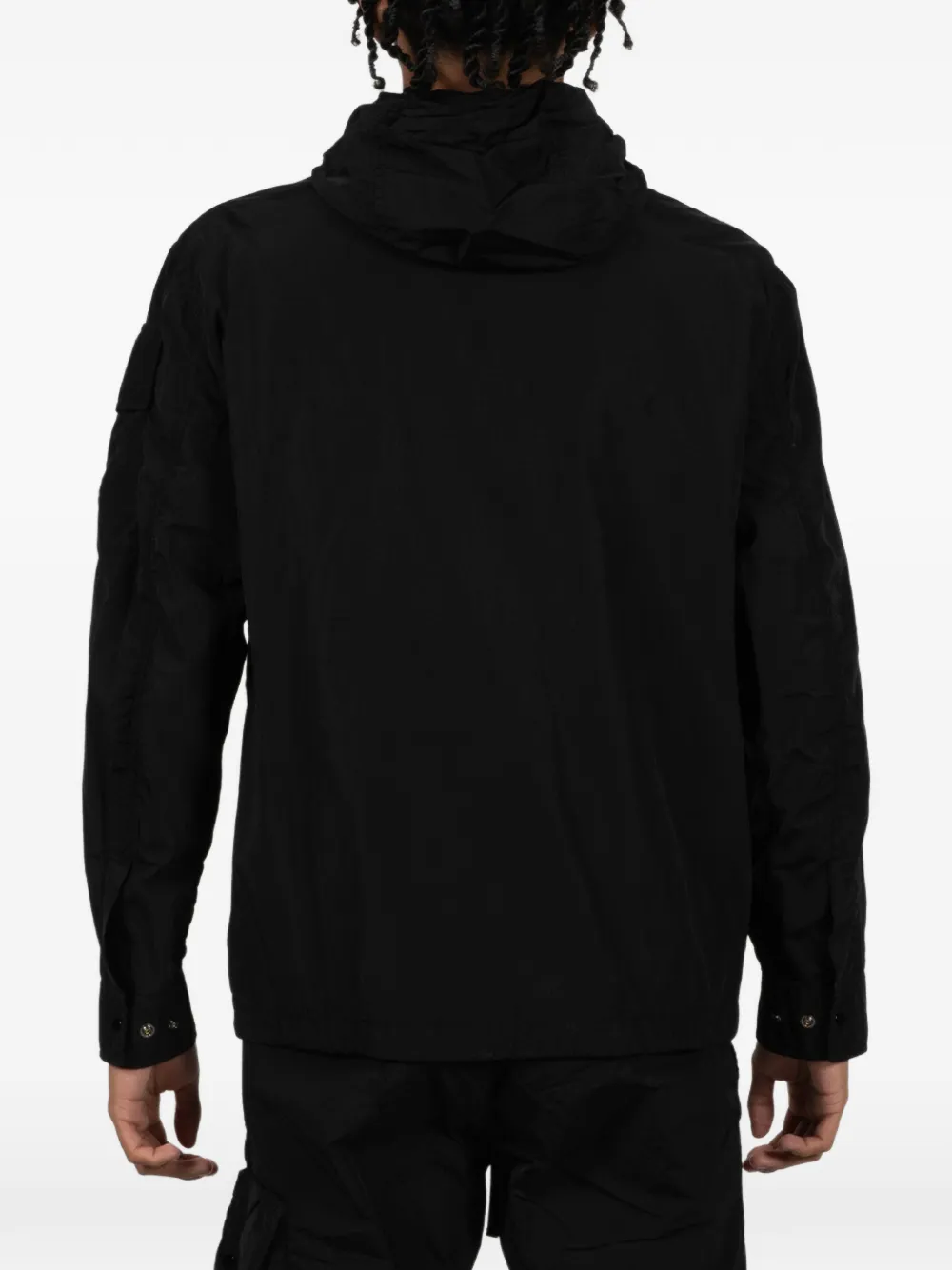C.P. Company Jack met capuchon en zak Zwart