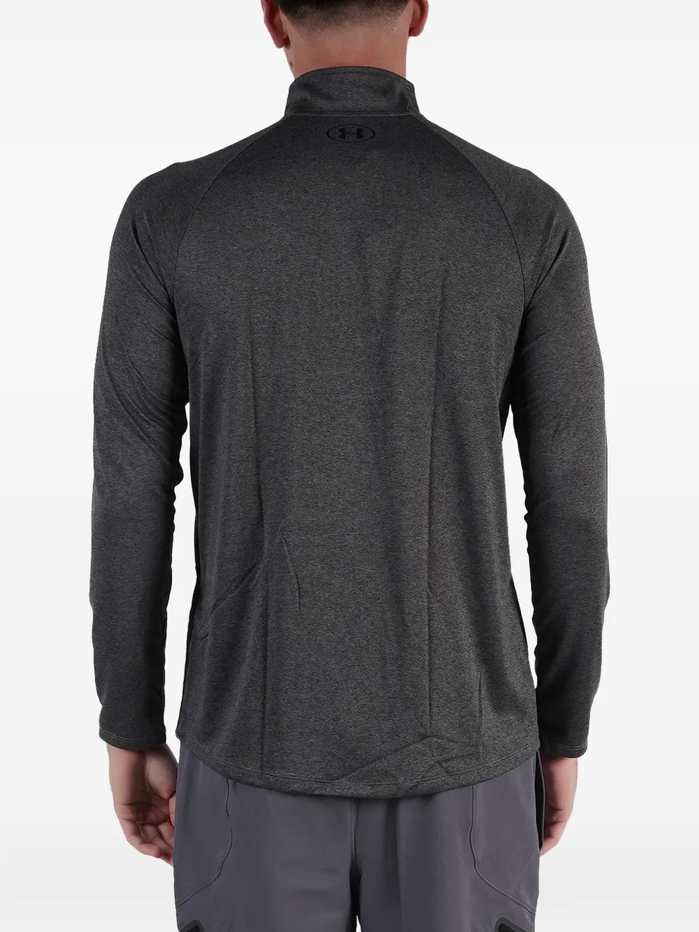 half-zip long-sleeve performance sweatshirt