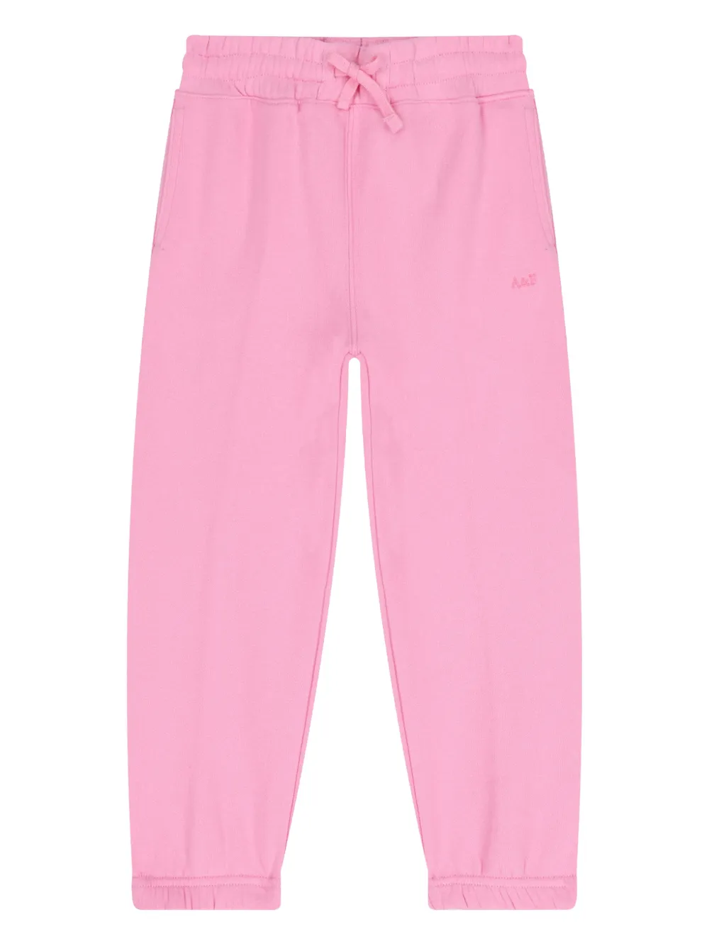 Abercrombie Fitch Kids' Logo Track Pants In Pink