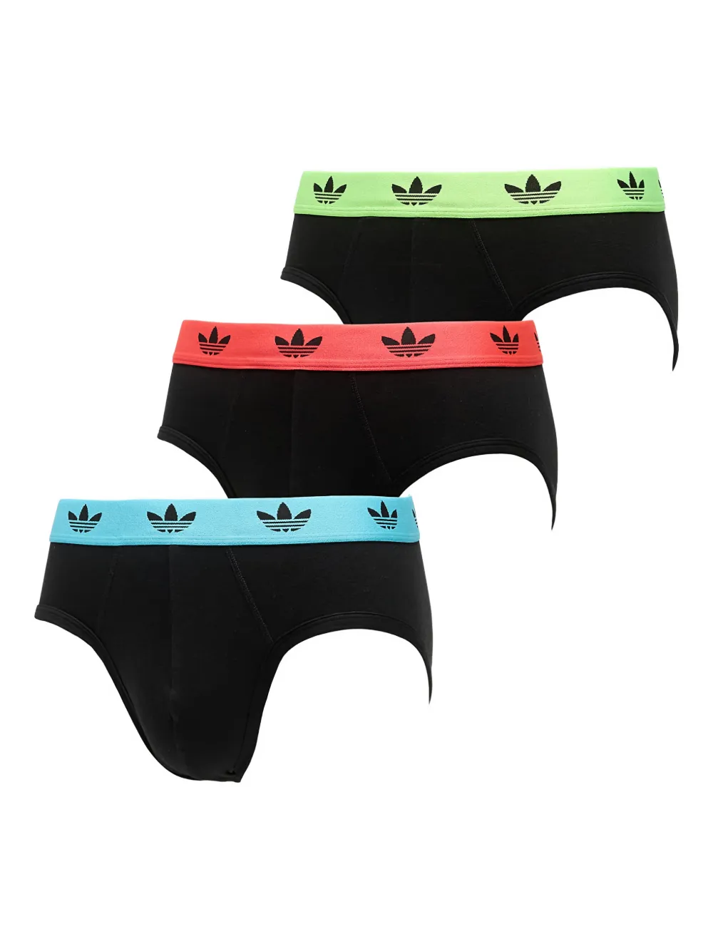 adidas logo-waistband briefs set - Nero