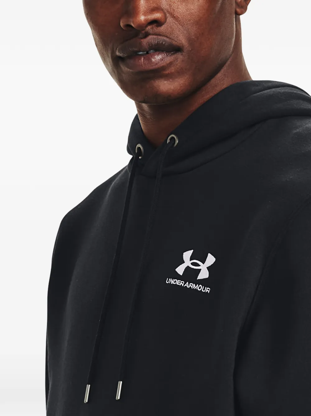 Under Armour Essential hoodie met logo Zwart