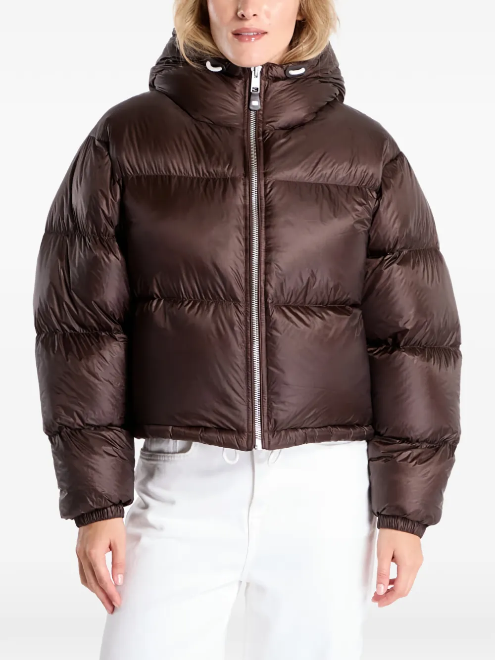 Tommy Hilfiger hooded zip jacket - Brown