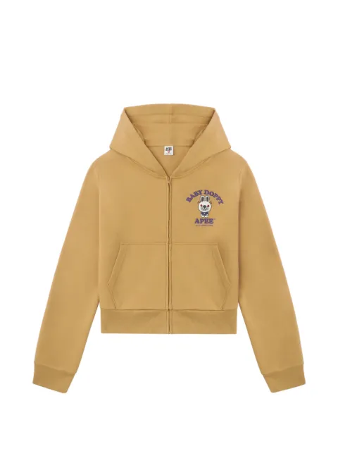 A BATHING APE® logo hooded top
