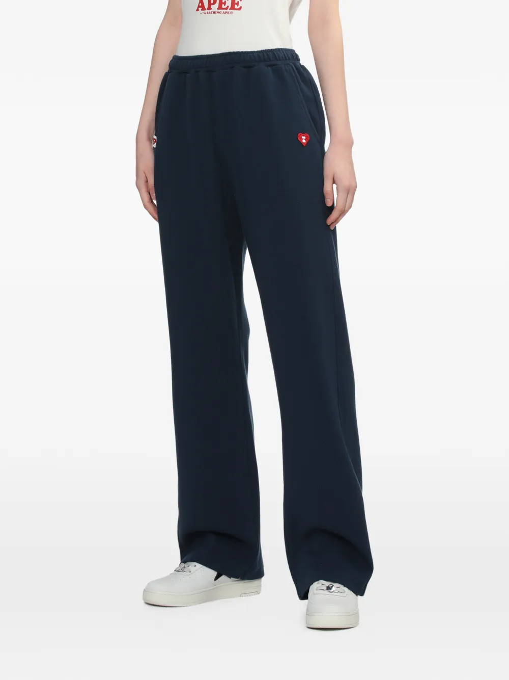  A Bathing Ape® Heart Patch Track Pants - Blue 