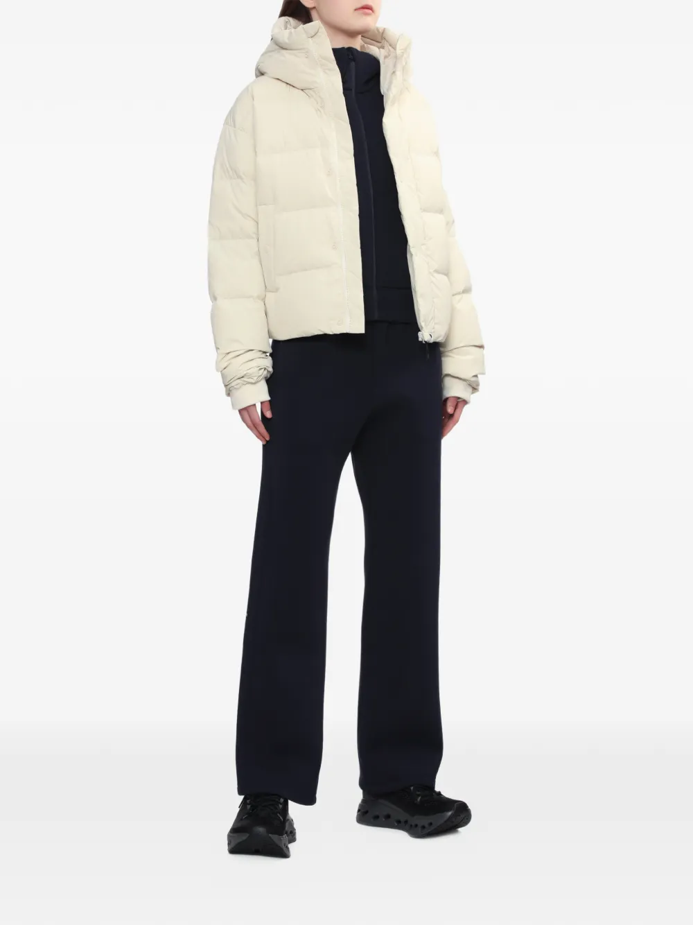 APEE™ by *A BATHING APE logo patch trousers - Blauw