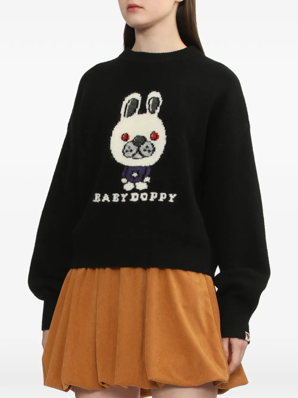  A Bathing Ape® Bunny Graphic Sweater - Black 