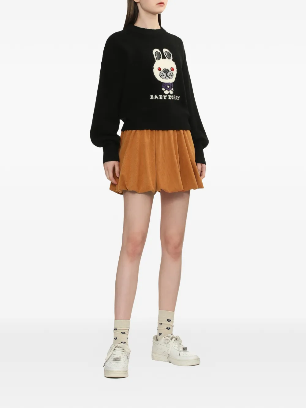  A Bathing Ape® Bunny Graphic Sweater - Black 