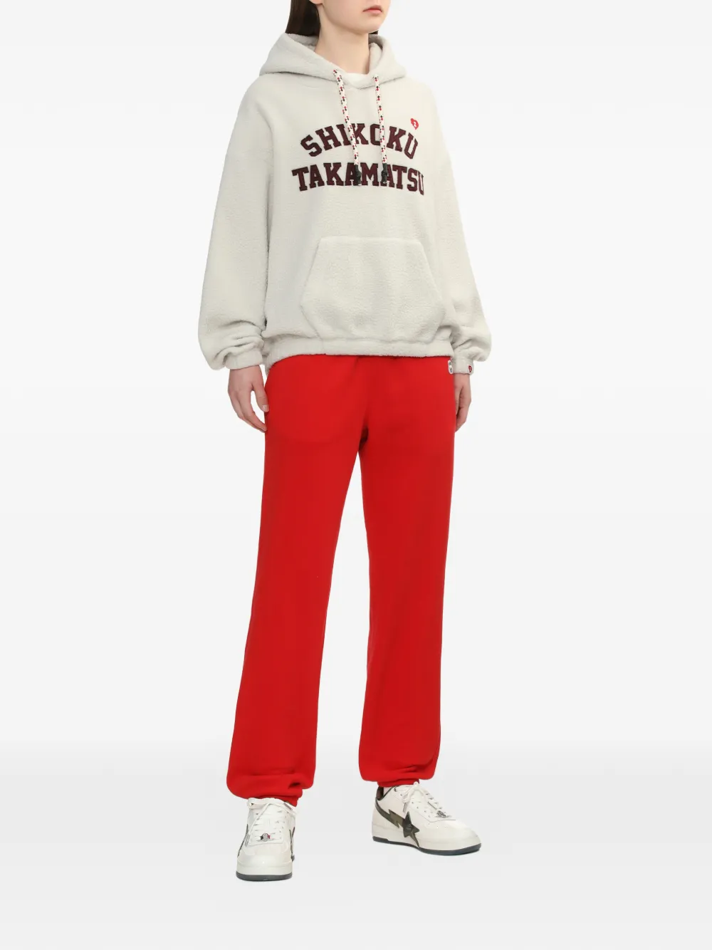 APEE™ by *A BATHING APE patch pocket trousers - Rood