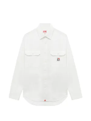 Merci double-pocket Shirt | White | FARFETCH SG