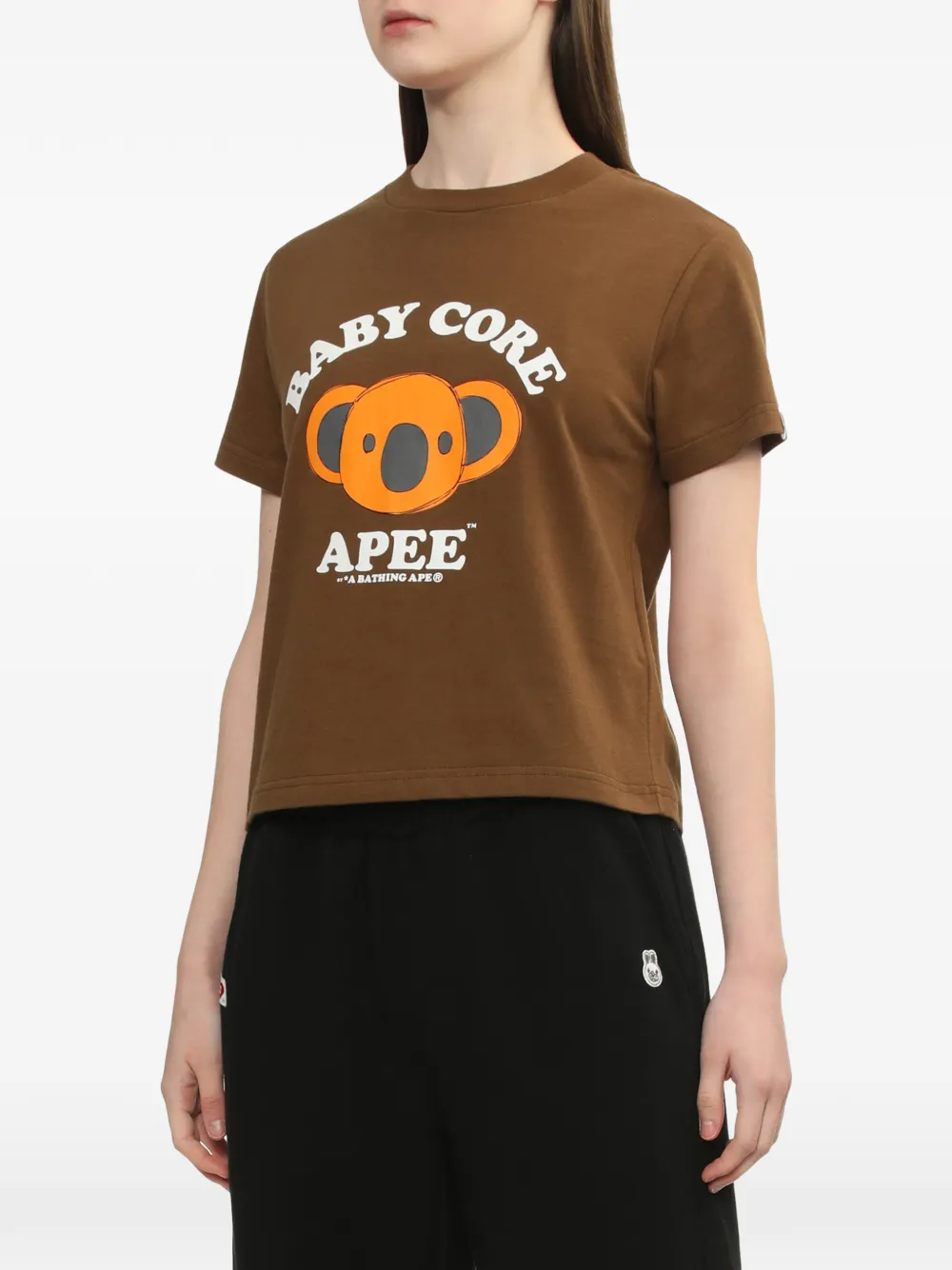  A Bathing Ape® Graphic Print T-shirt - Brown 
