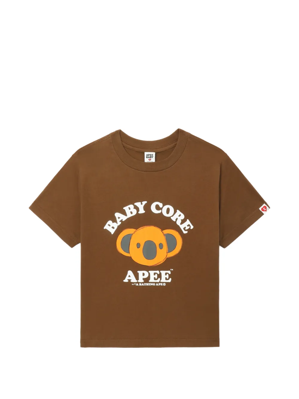 APEE™ by *A BATHING APE® graphic print T-shirt - Marrone
