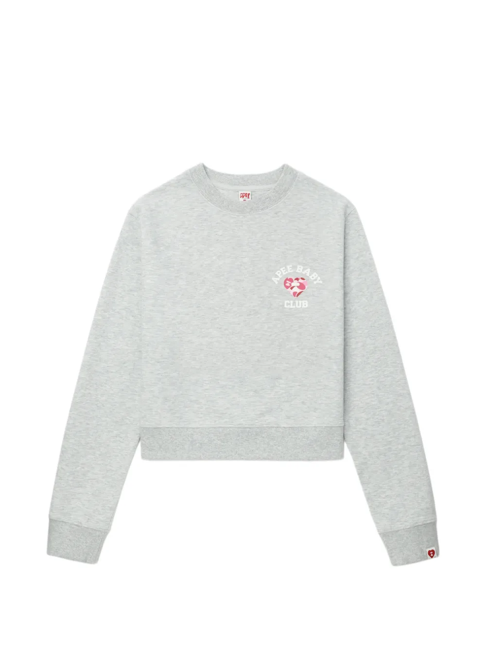 APEE™ by *A BATHING APE® logo crew-neck sweater - Grigio