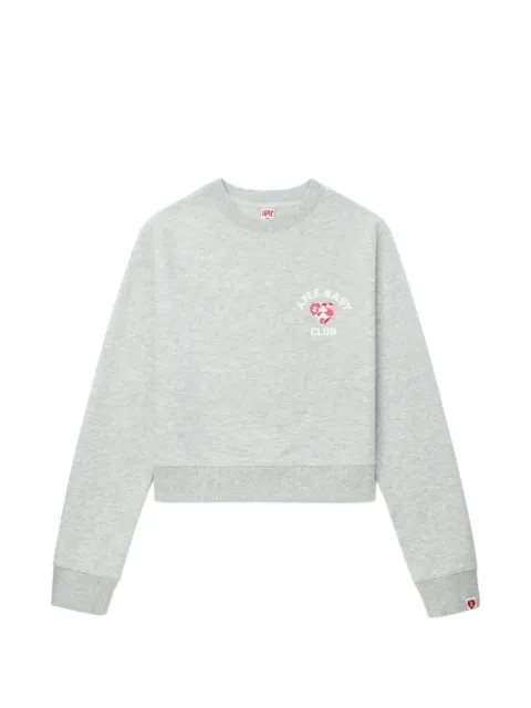 A BATHING APE® logo crew-neck sweater