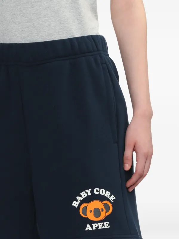 A BATHING APE® グラフィック ショートパンツ | ブルー | FARFETCH JP