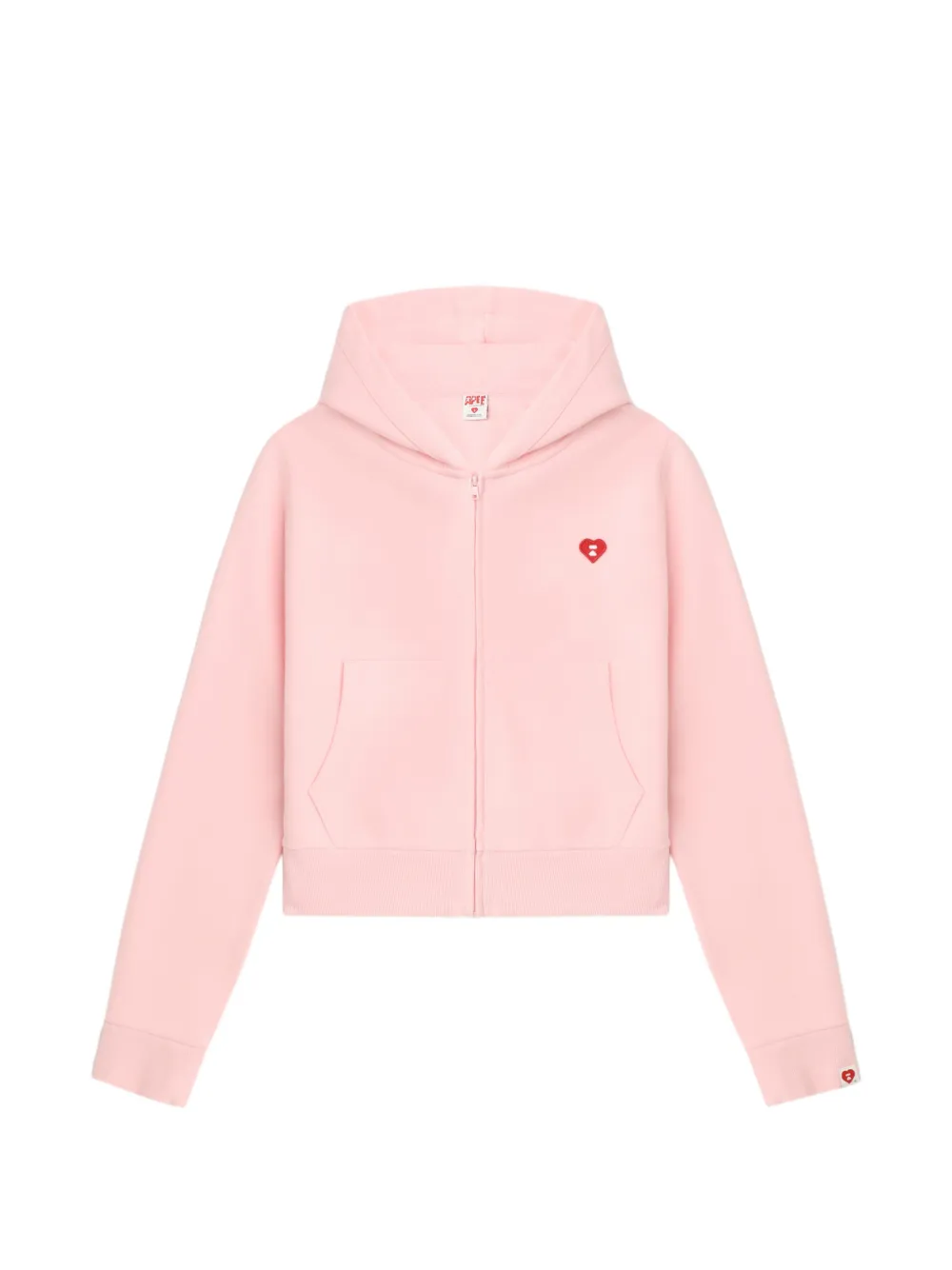 zip hooded top