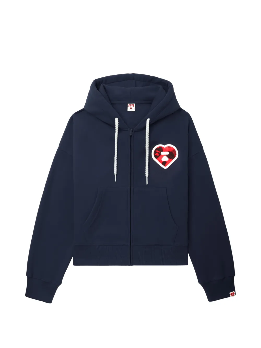 APEE™ by *A BATHING APE® heart-motif zip hoodie - Blu