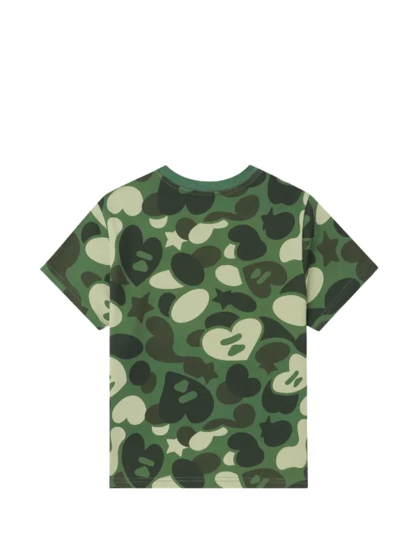 A BATHING APE® カモフラージュ Tシャツ | グリーン | FARFETCH JP