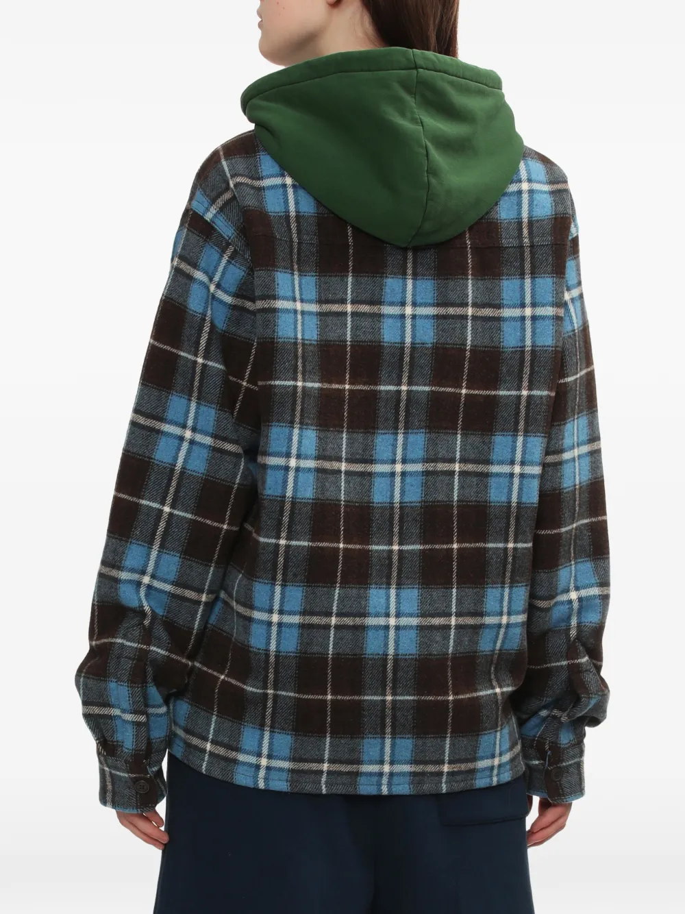 check patch pocket shirt