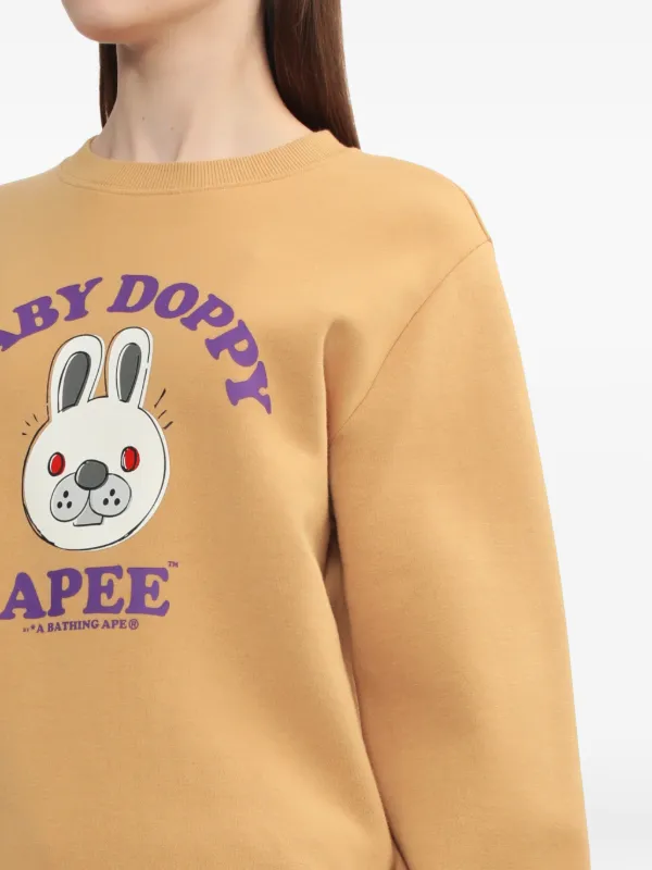 エイピー BABY DOPPY PRINTED SWEAT SHIRT#2 APEE Baby doppy print sweat shirt | Bape official website – INT