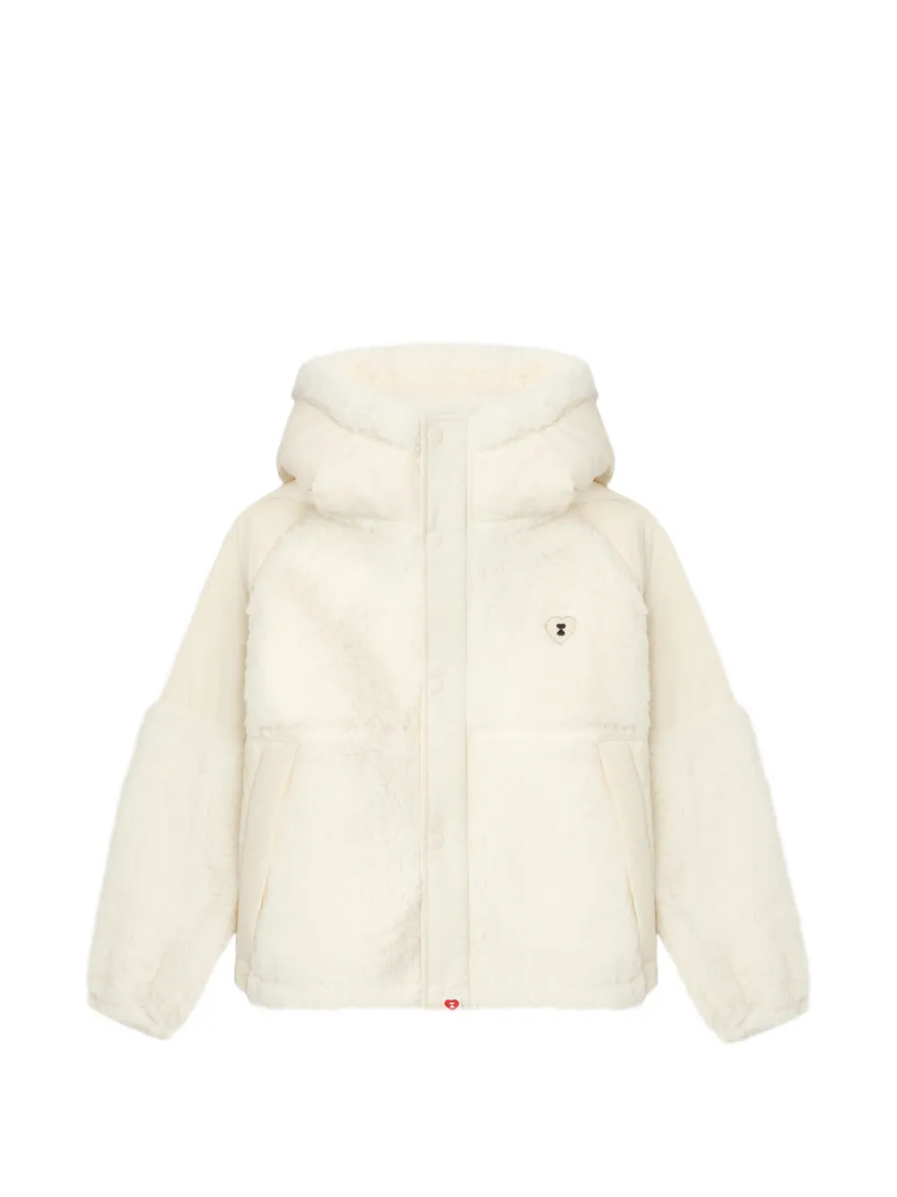 APEE™ by *A BATHING APE® hooded long-sleele jacket - Toni neutri