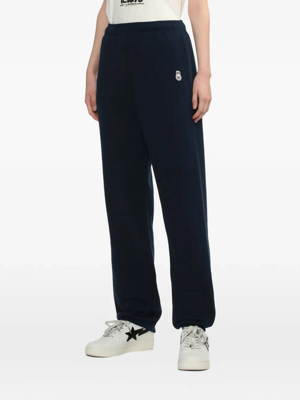 APEE™ by *A BATHING APE® embroidered trousers - Blu