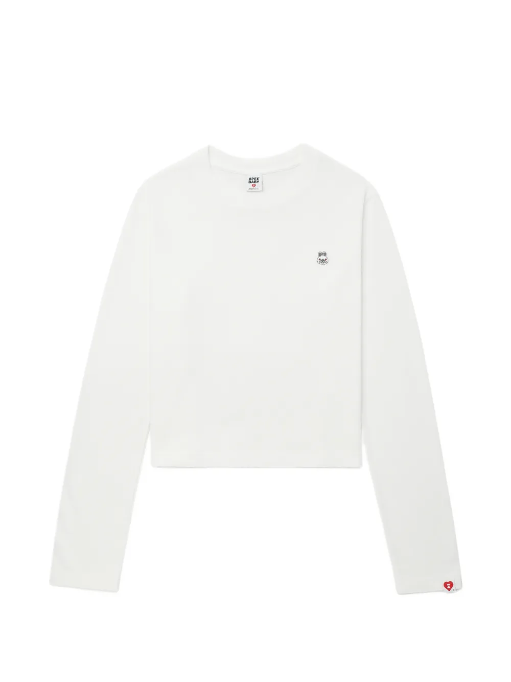 APEE™ by *A BATHING APE® long-sleeve logo top - Bianco