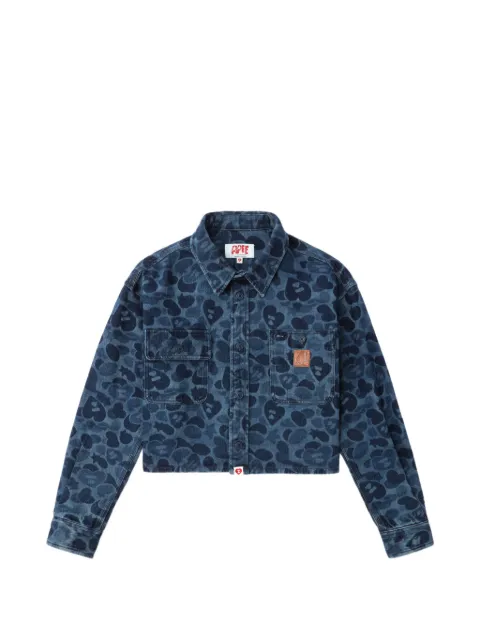A BATHING APE® jakke med kamuflagetryk og knapper