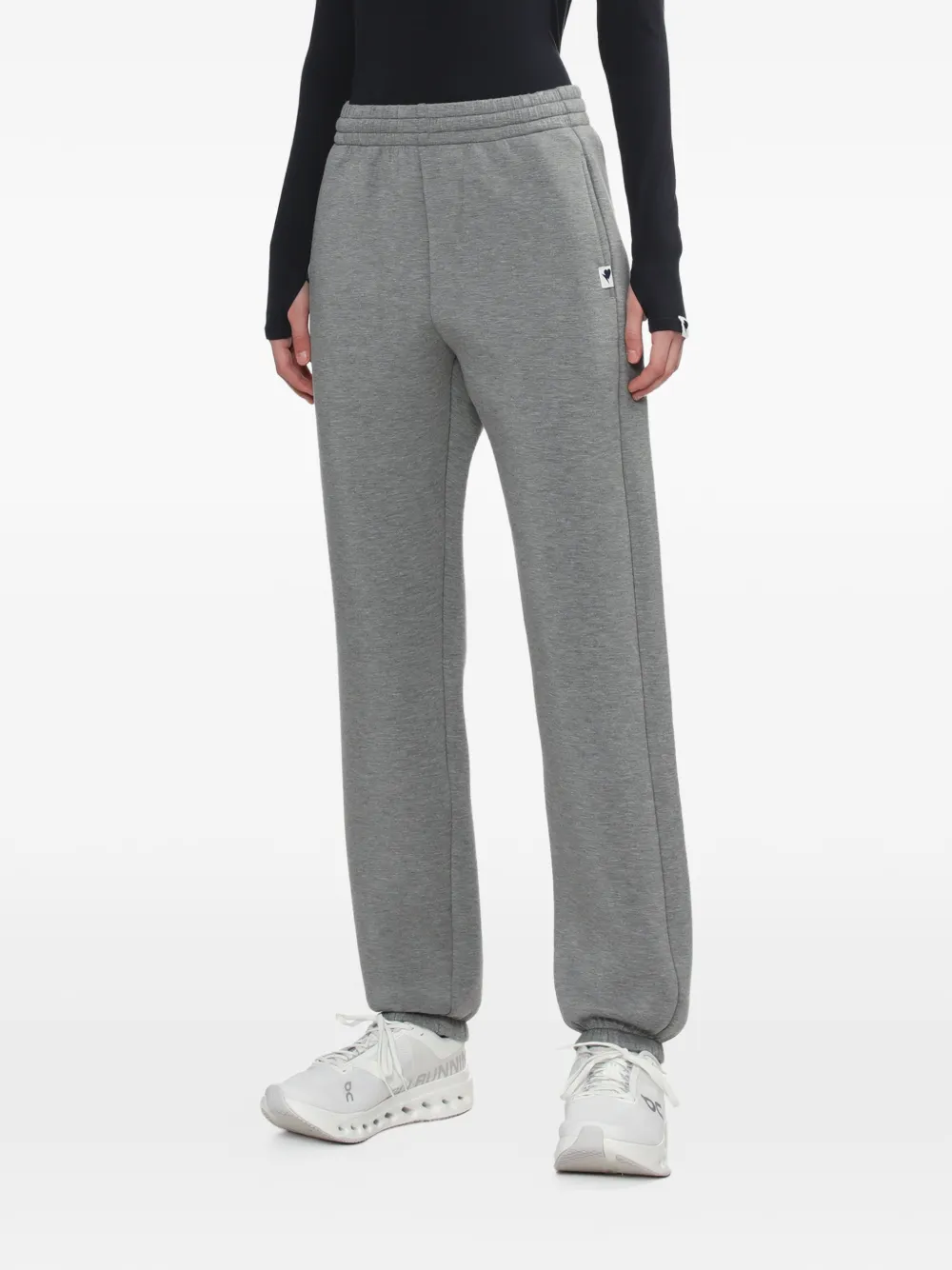 APEE™ by *A BATHING APE® logo patch trousers - Grigio