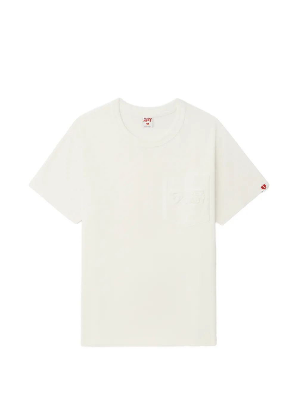 APEE™ by *A BATHING APE® pocket detail T-shirt - Toni neutri