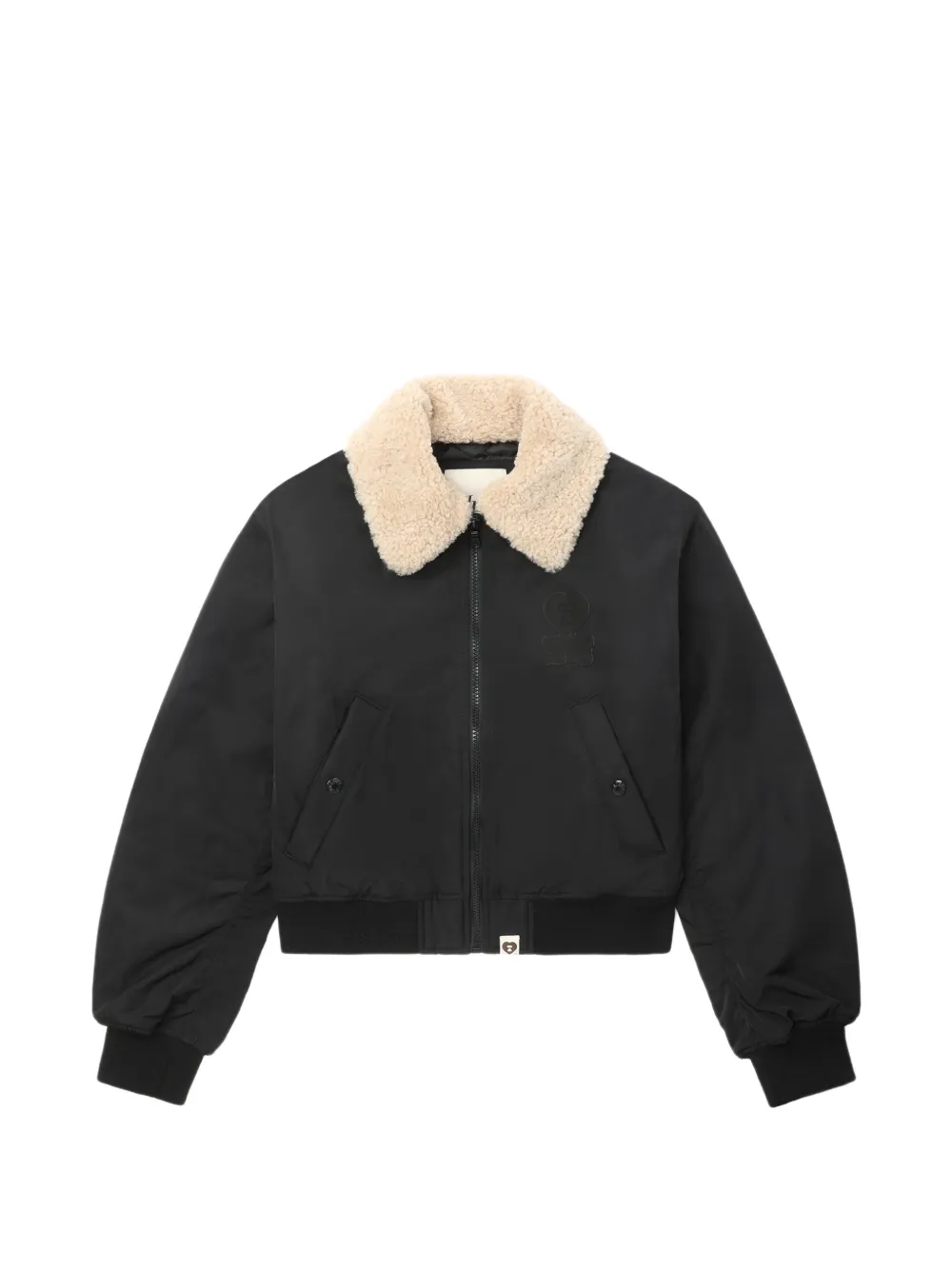 APEE™ by *A BATHING APE® collared heart jacket - Nero