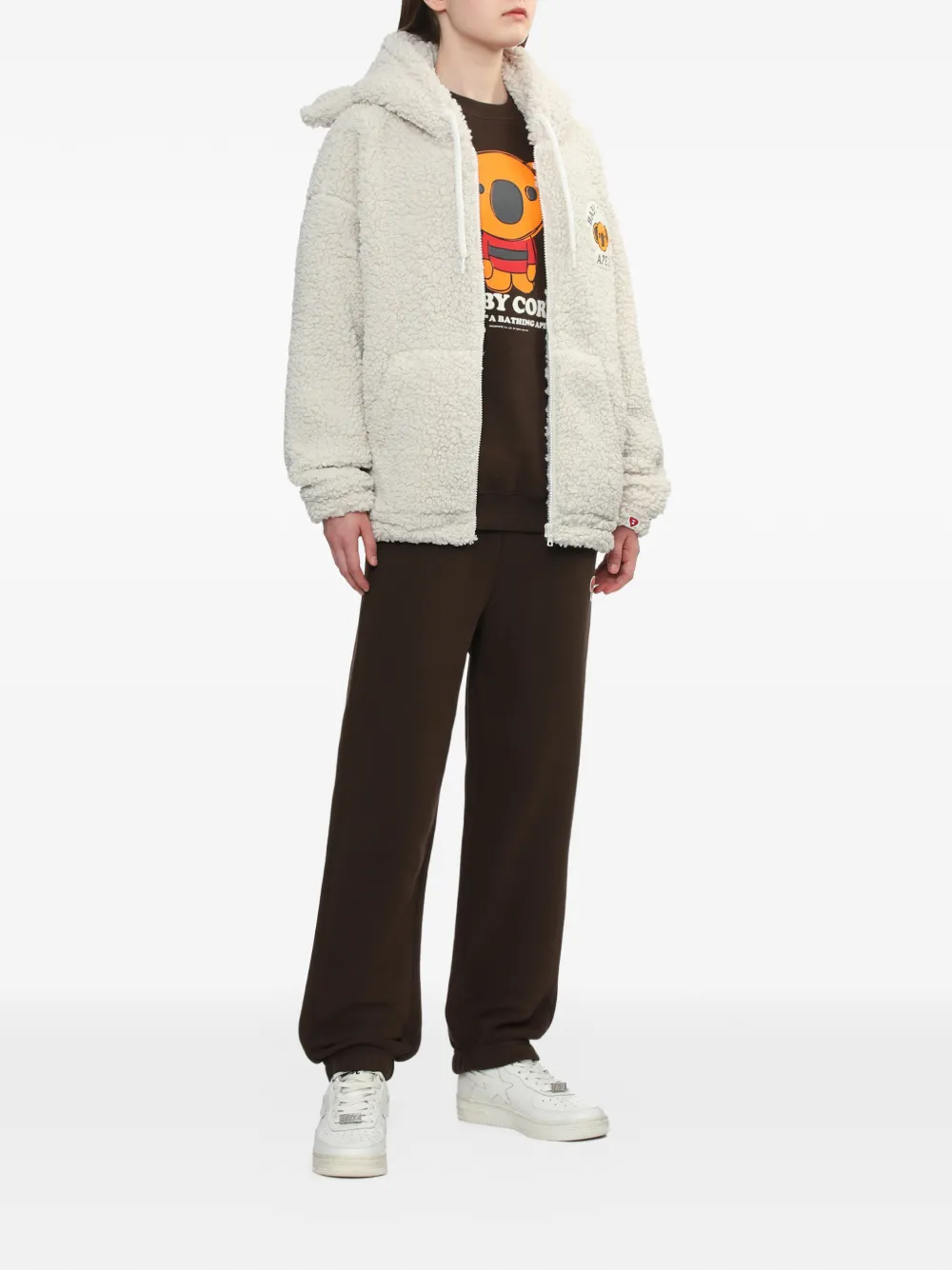 APEE™ by *A BATHING APE patch trousers - Bruin