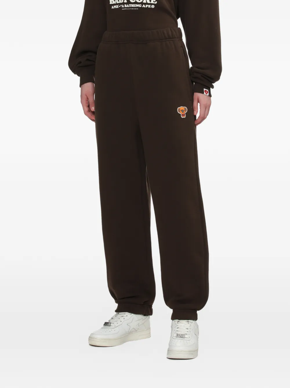  A Bathing Ape® Patch Trousers - Brown 