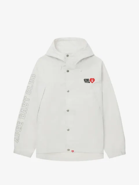 A BATHING APE® hooded logo jacket