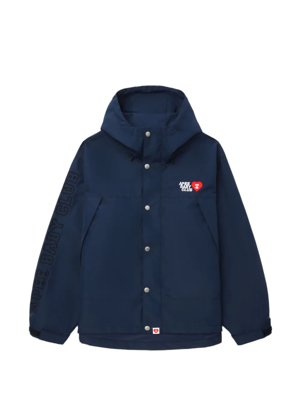APEE™ by *A BATHING APE® logo hooded jacket - Blu