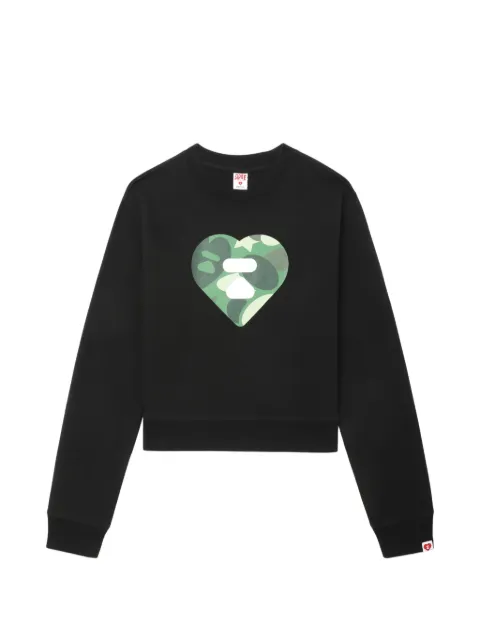 A BATHING APE® sudadera con estampado militar