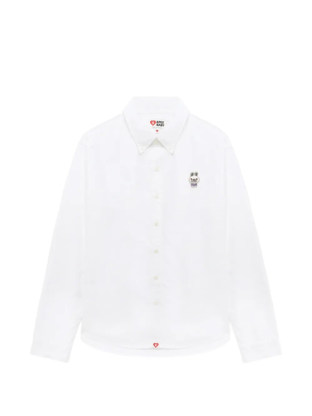 APEE™ by *A BATHING APE® buttoned embroidered shirt - Bianco