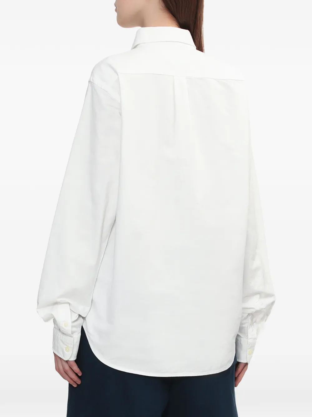 buttoned embroidered shirt