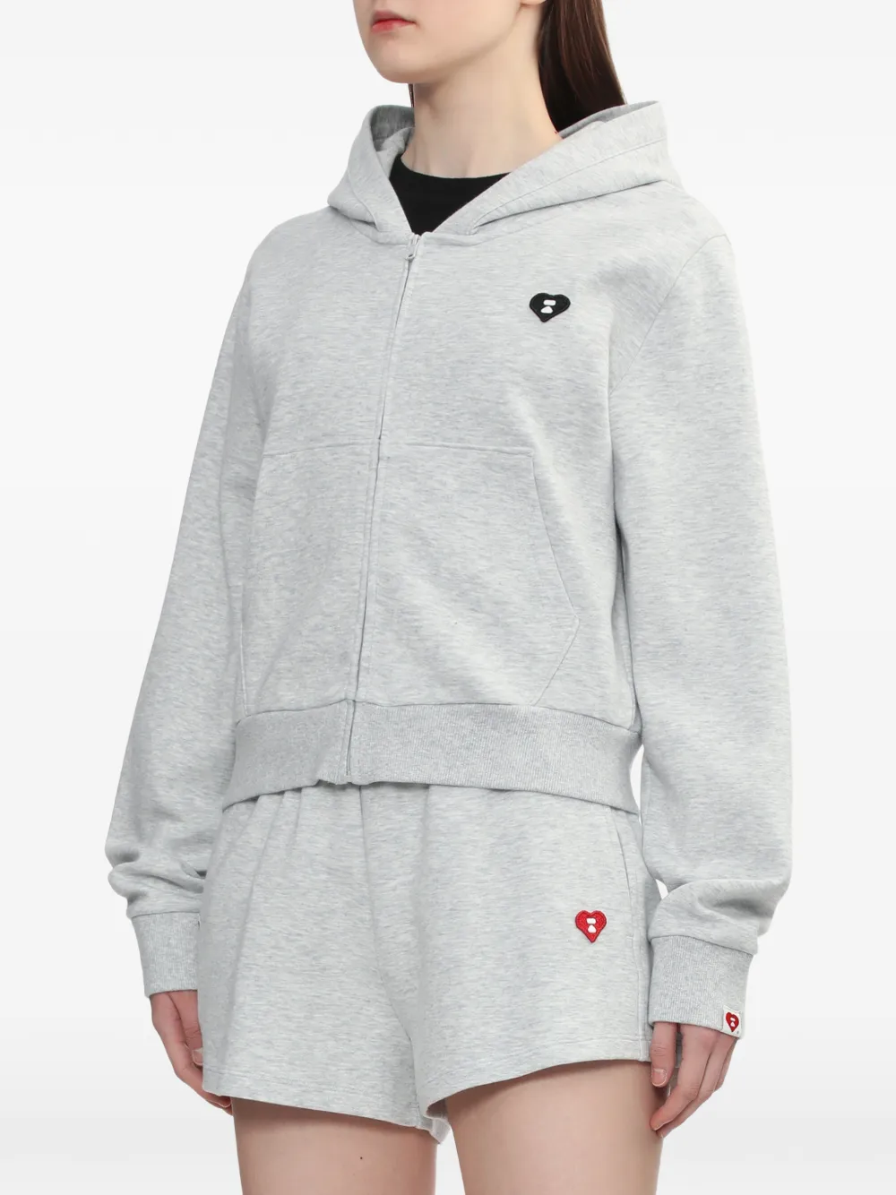  A Bathing Ape® Hooded Zip Sweater - Grey 