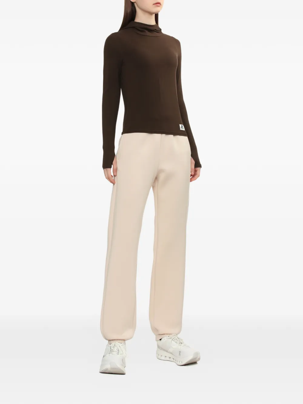 APEE™ by *A BATHING APE hooded long-sleeve top - Bruin