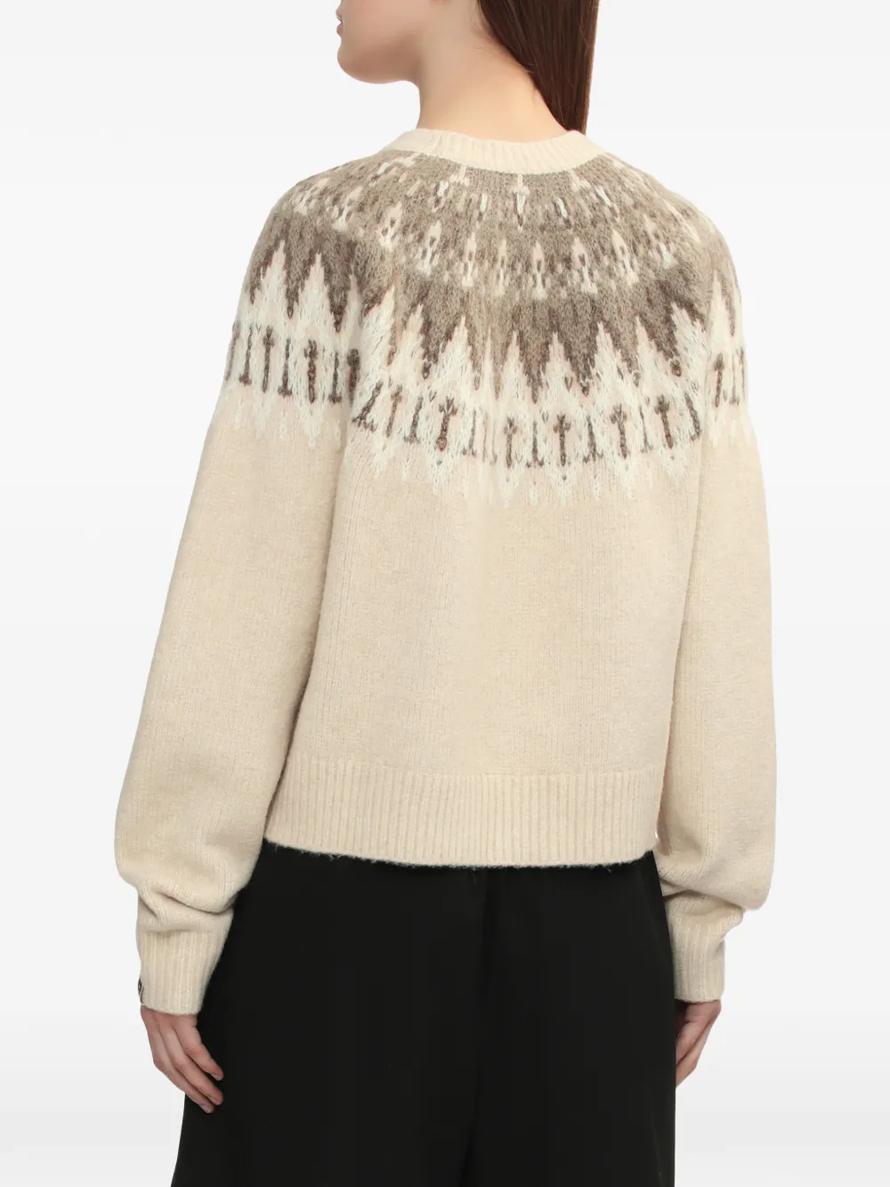patterned knitwear
