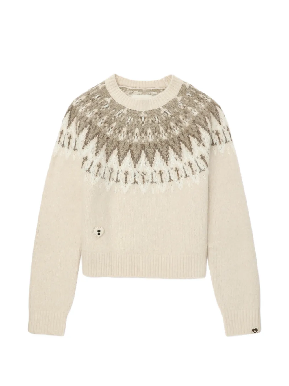 APEE™ by *A BATHING APE® patterned knitweart - Toni neutri