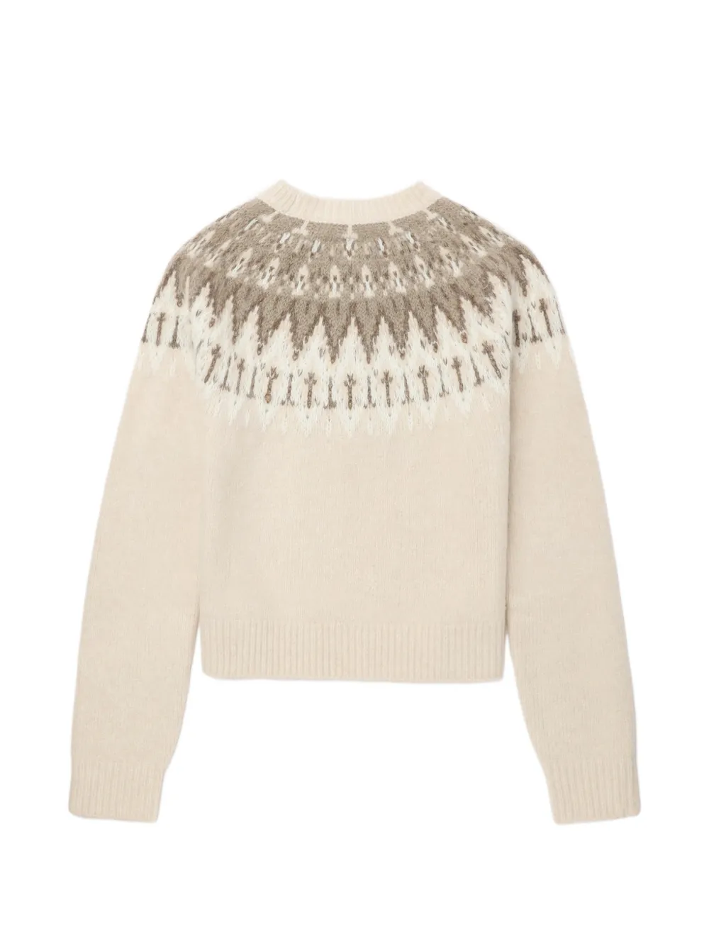 patterned knitwear