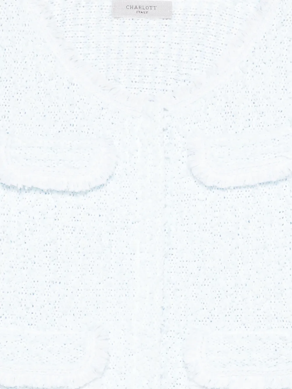  Charlott Frayed Jacket - Blue 