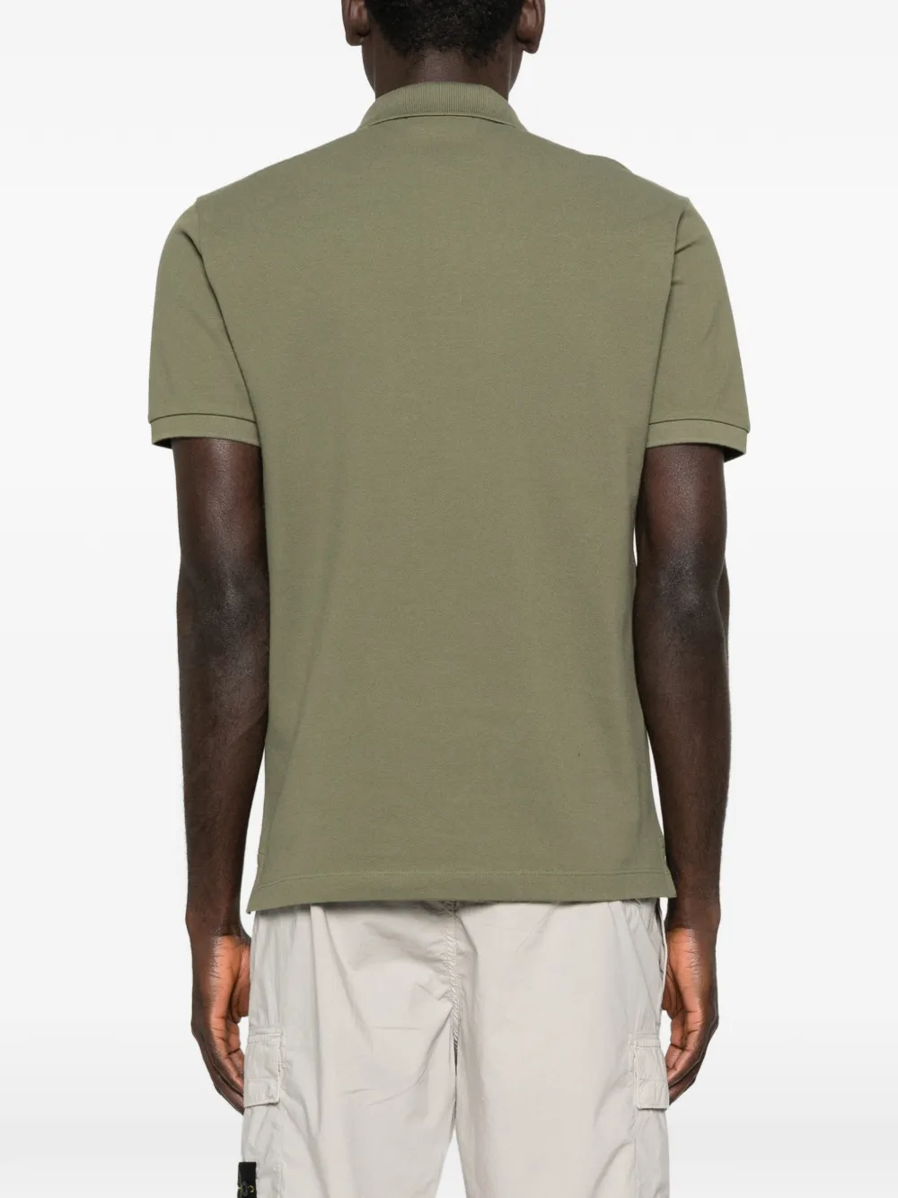 Stone Island 2200011 50 2 katoenen Piqu© poloshirt Groen